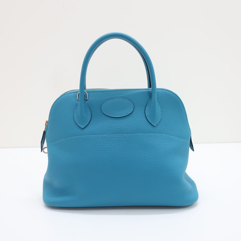 エルメス ボリード31 ターコイズ トリヨンクレマンス シルバー金具