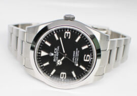 ロレックス エクスプローラーI 214270 ランダム ブラック 自動巻き メンズ 後期 保証書付き 2020年 最終