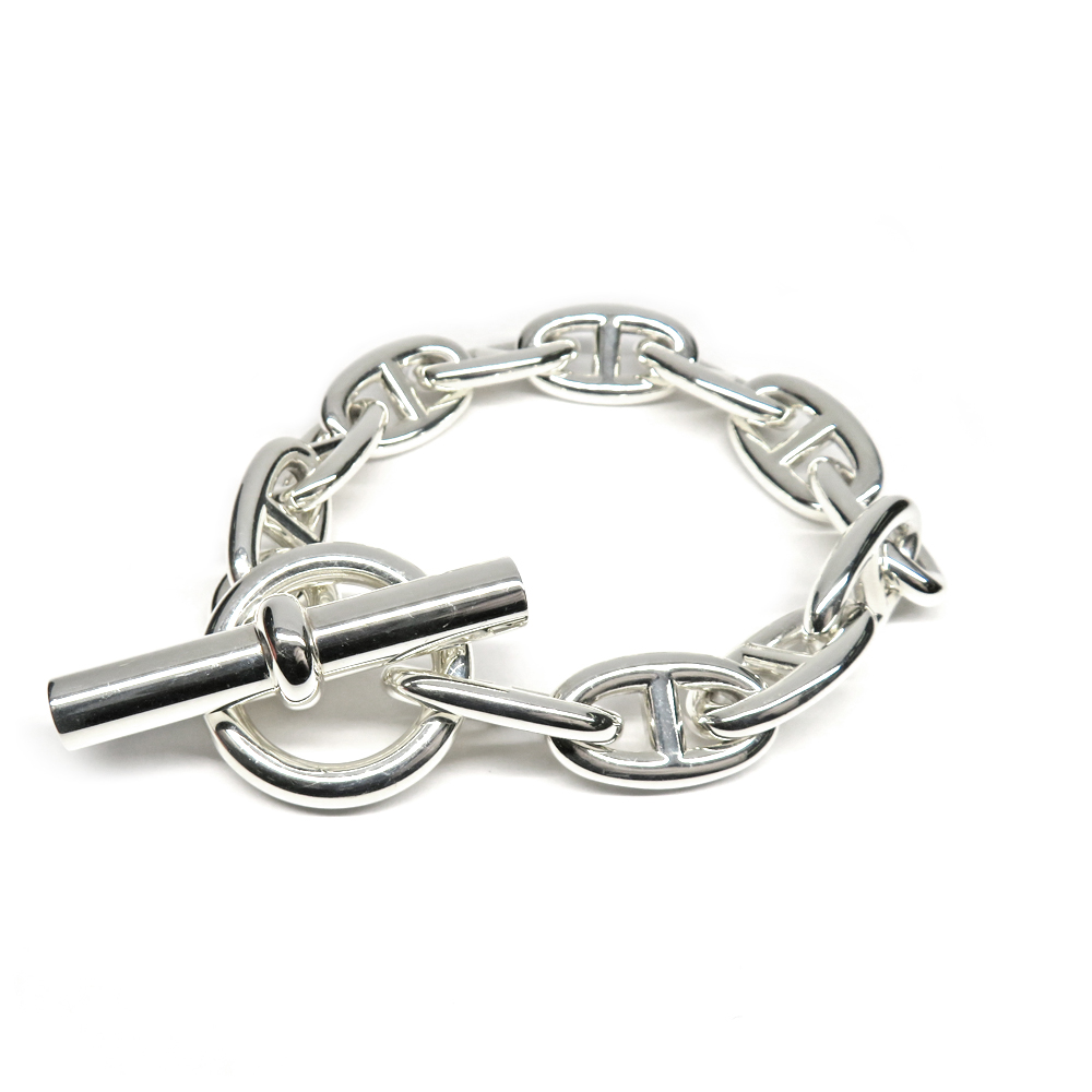 エルメス ブレスレット シェーヌダンクルGM 12コマ Ag925 シルバー 2023年製造