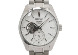 セイコー プレザージュ シャープエッジシリーズ SARJ001 ホワイト SS 自動巻き