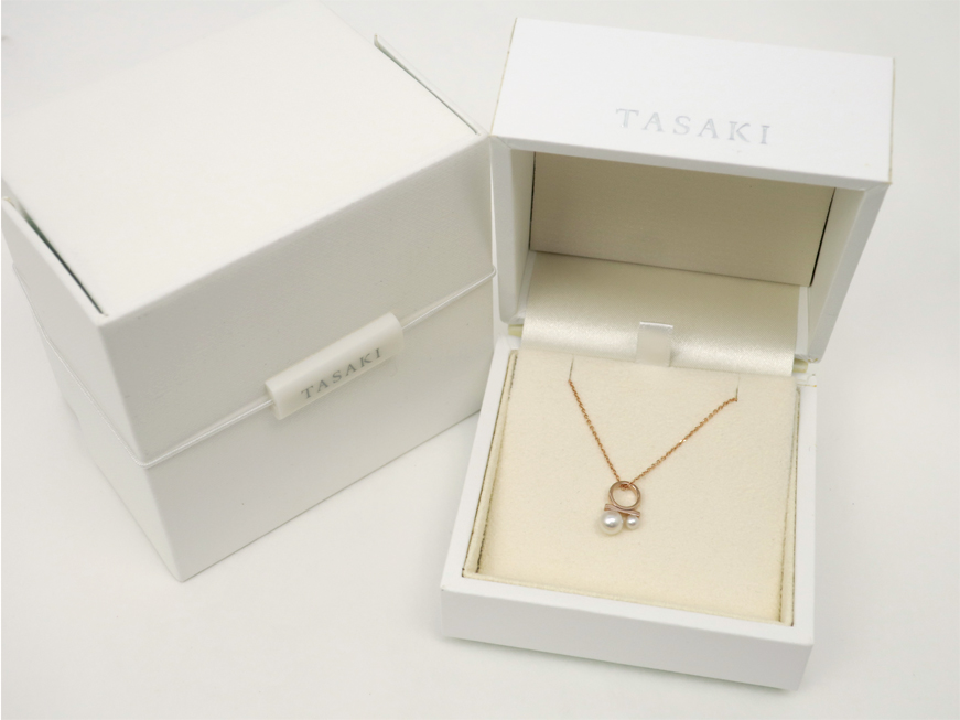 TASAKI タサキ プチバランス クラス チャーム パール ペンダント P-16966-18KSG ネックレス