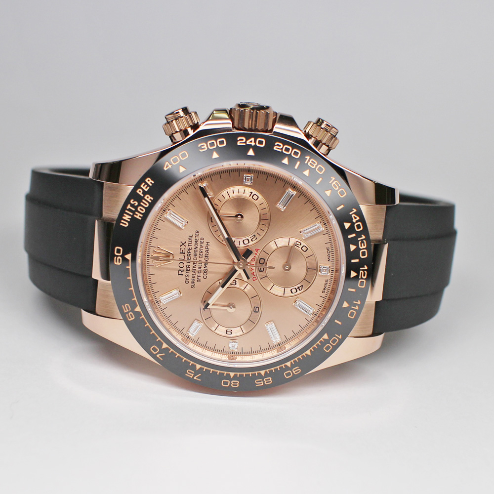ロレックス デイトナ 116515LNA ランダム ロゼ ダイヤ ローズゴールド RG ラバー 保証書付き 2018年