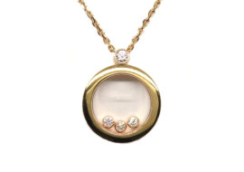 ショパール ネックレス ペンダント ハッピーダイヤモンド アイコン 793929 750YG