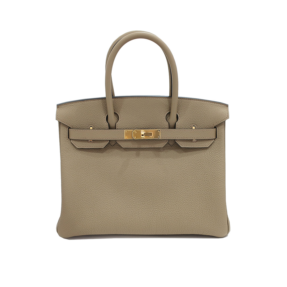 エルメス HERMES バーキン30 ベージュマルファ トゴ ゴールド金具 W刻印