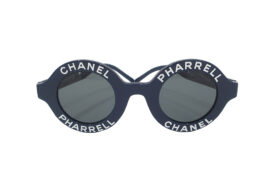 シャネル CHANEL サングラス ファレル PHARREL コラボアイテム ネイビー 71314A