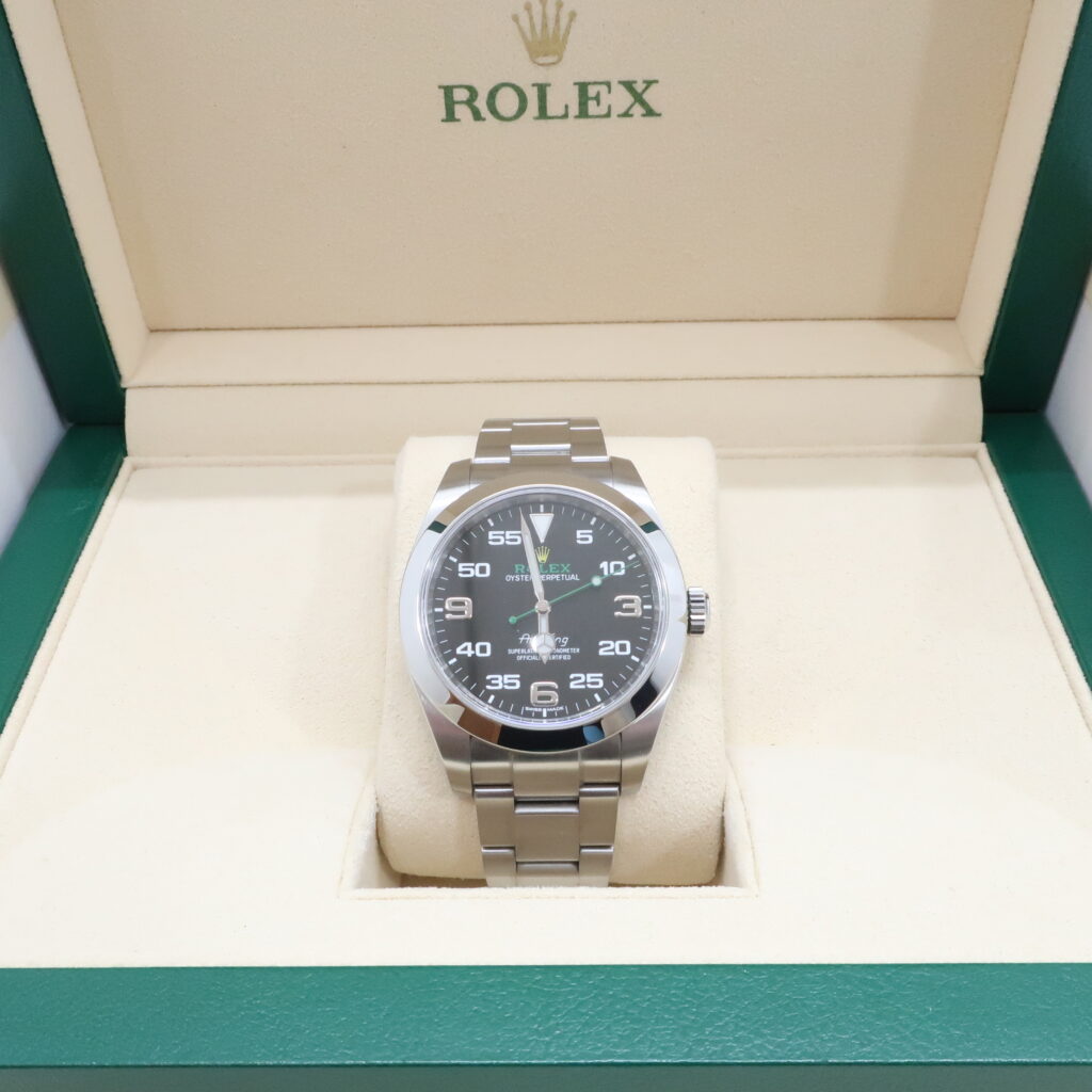 ロレックス エアキング 116900 ブラック文字盤 SS
