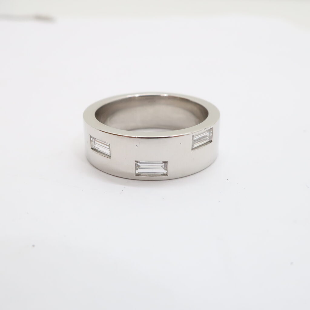 ハリーウィンストン ウェディングバンド リング Pt950 プラチナ ダイヤモンド