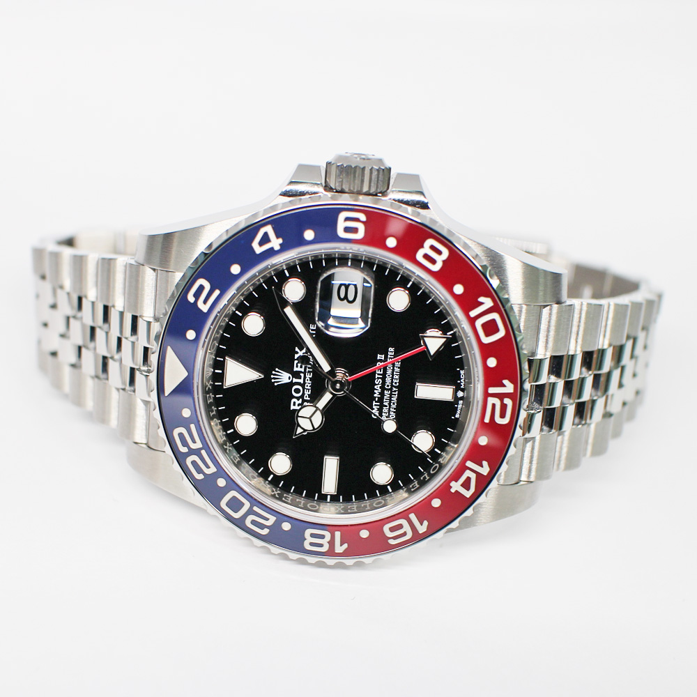 ロレックス GMTマスターII 126710BLRO ランダム ブラック SS 赤青 ジュビリー 保証書付き 2024年 新品