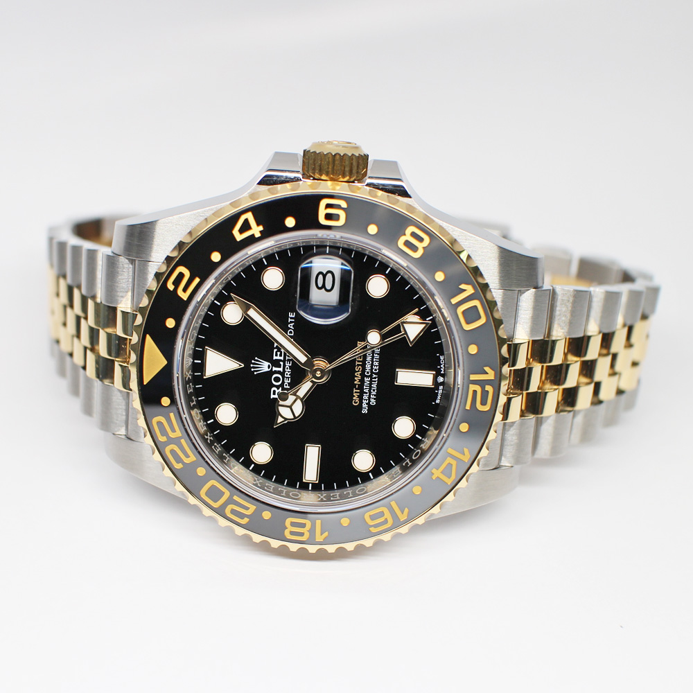 ロレックス GMTマスターII 126713GRNR ランダム ブラック SS YG ジュビリー 保証書付き 2023年