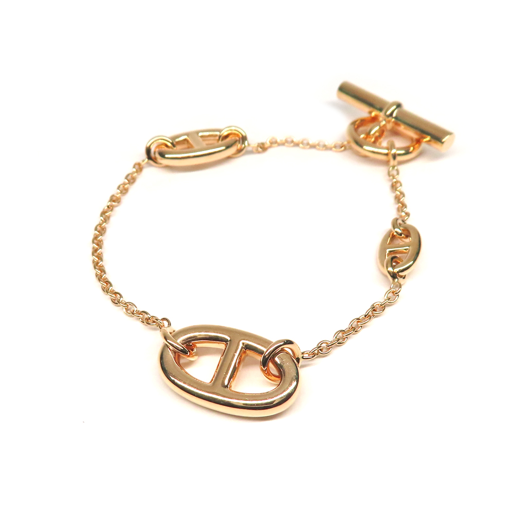 エルメス ブレスレット シェーヌダンクル ファランドール SH 750PG K18 RG ローズゴールド 2020年製造