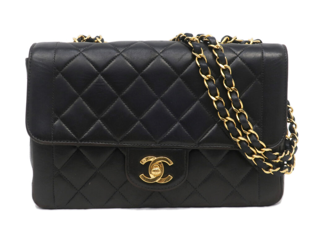 CHANEL シャネル マトラッセ シングルフラップ Wチェーンショルダー 1996年 ヴィンテージ