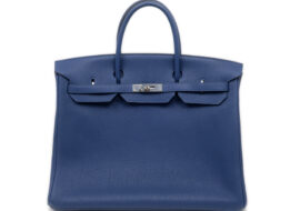 HERMES エルメス バーキン40 トゴ ブルー SV金具 D刻