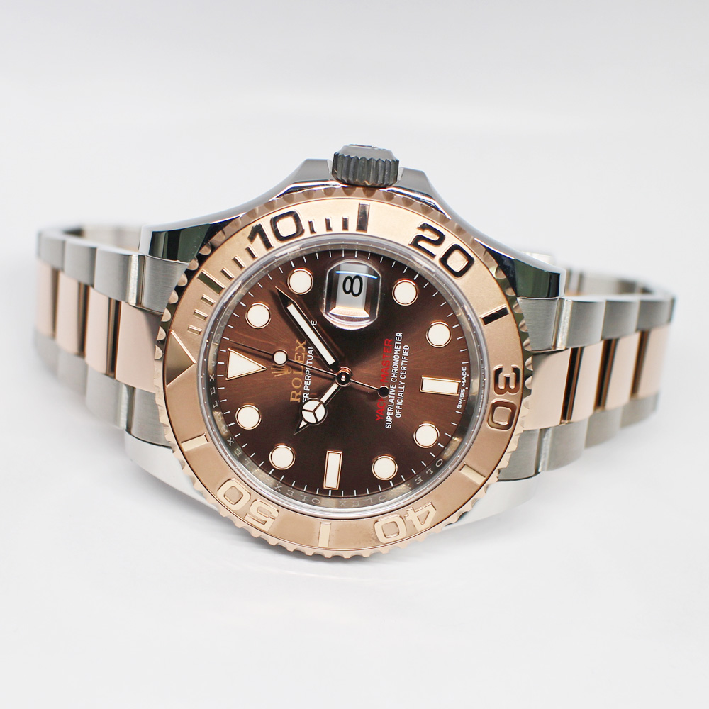 ロレックス ヨットマスター 40 116621 ランダム チョコレート SS RG  保証書付き 2018年