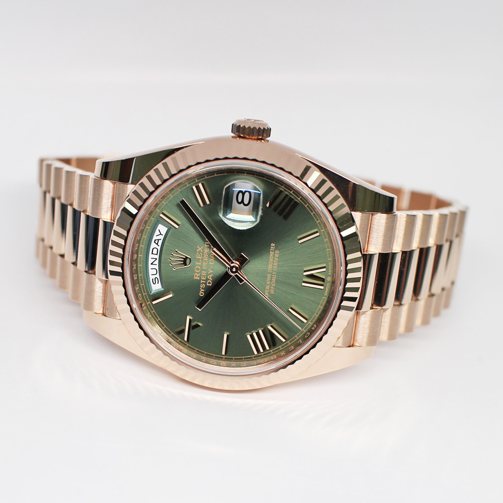 ロレックス デイデイト 40 228235 オリーブグリーン RG 2023年 新品同様