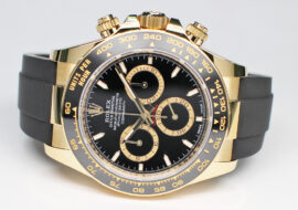 ロレックス デイトナ 126518LN ブラック イエローゴールド YG ラバー メンズ 保証書付き 2023年 新品同様