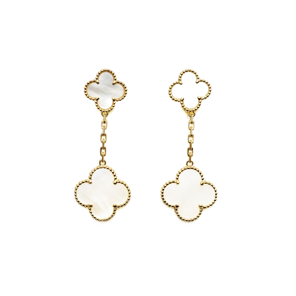 ヴァンクリーフ&アーペル VAN CLEEF&ARPELS マジックアルハンブラ ピアス 2モチーフ VCARD78800