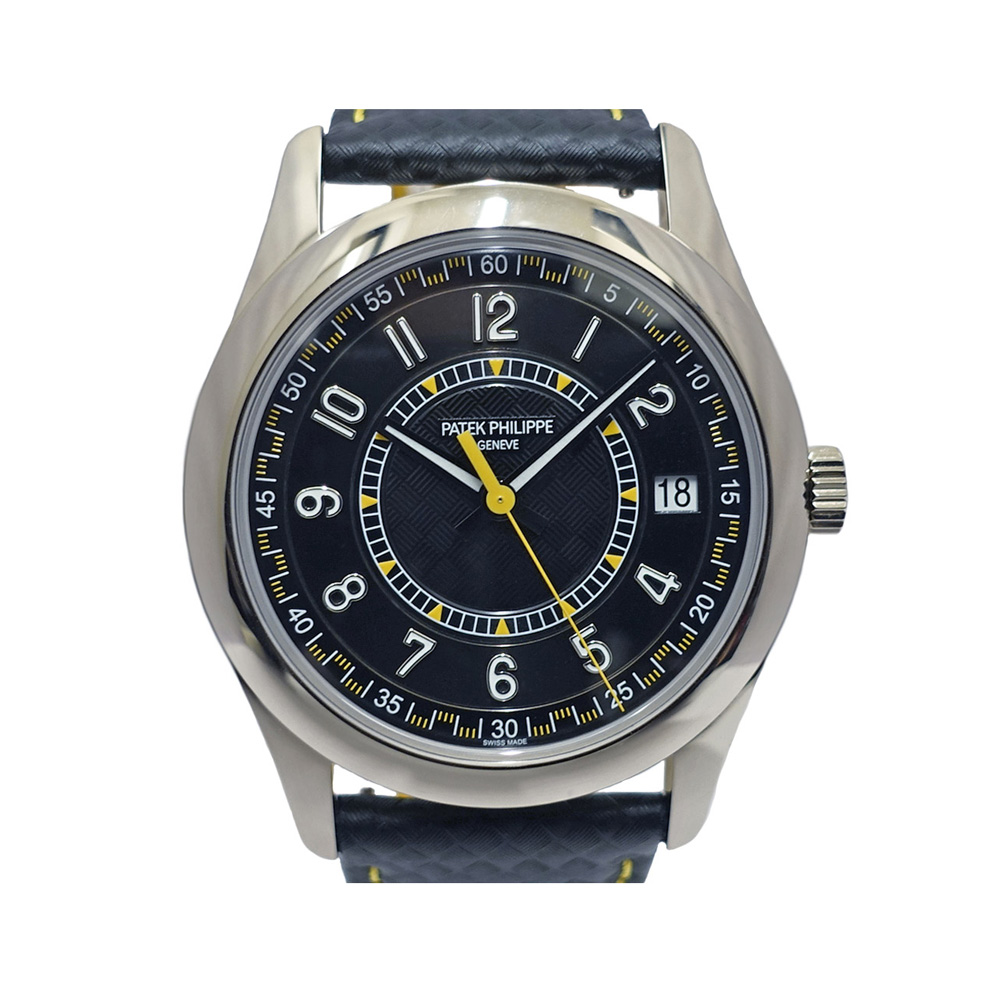 パテックフィリップ PATEK PHILIPPE カラトラバ 6007G-001 750WG レザー 自動巻き