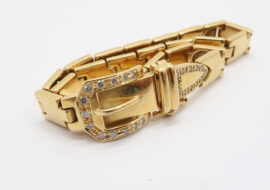 ブレスレット K18 イエローゴールド ダイヤモンド