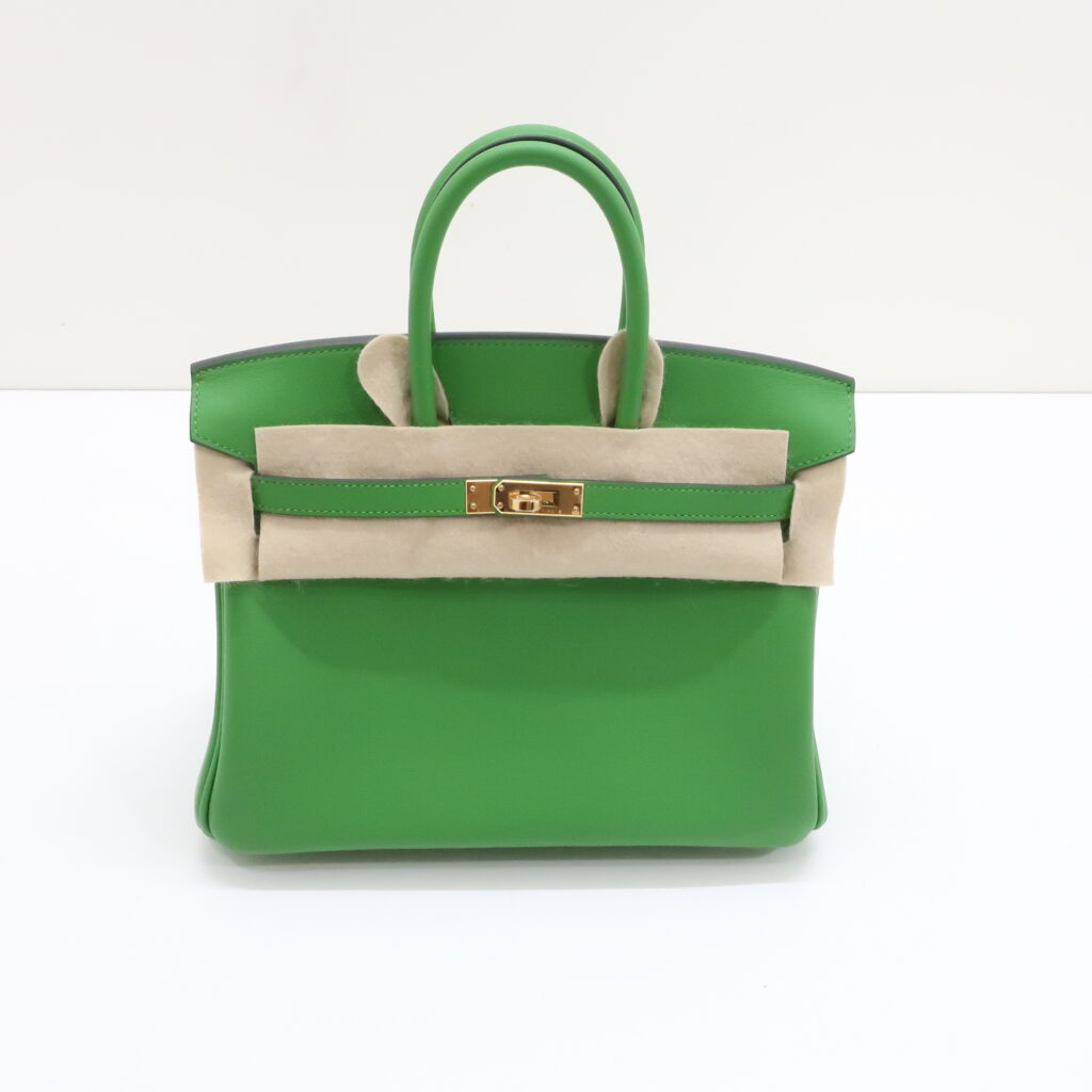 エルメス バーキン25 グリーン ゴールド金具