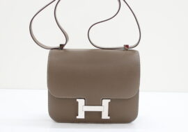 エルメス コンスタンス3 24 シルバー金具 エプソン エトゥープ