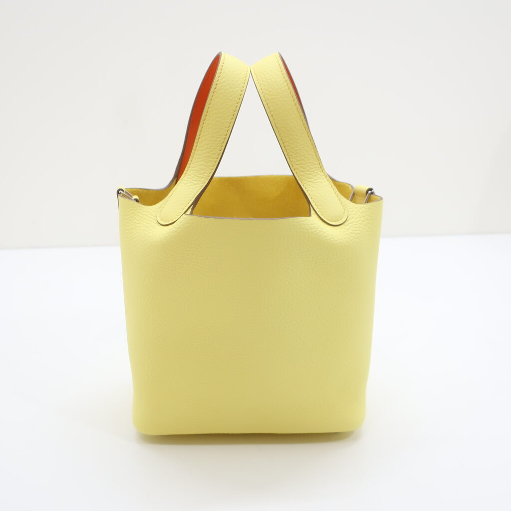 エルメス ピコタンロックPM リモンチェロ オレンジミニアム エクラ シルバー金具