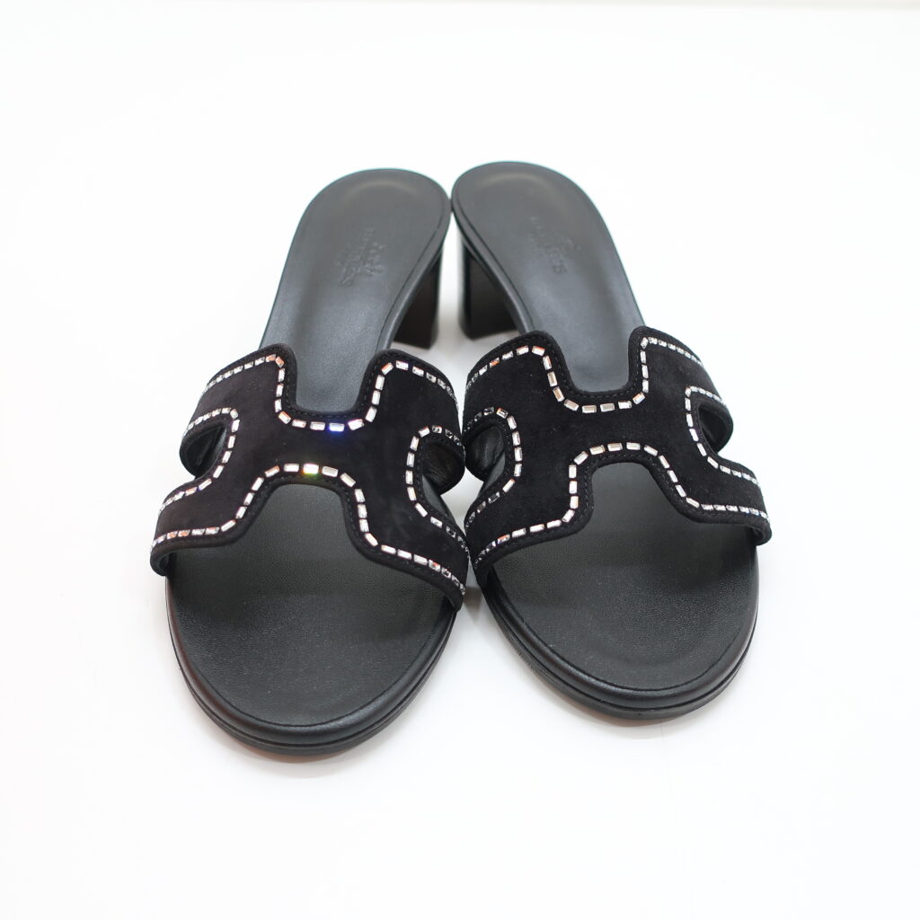 エルメス オアジス サンダル ブラック サイズ37