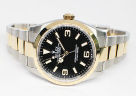 ロレックス エクスプローラーI 124273 ブラック SS YG  保証書付き 2023年