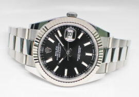 ロレックス デイトジャスト 41 126334 ブラック SS WG オイスター 2021年