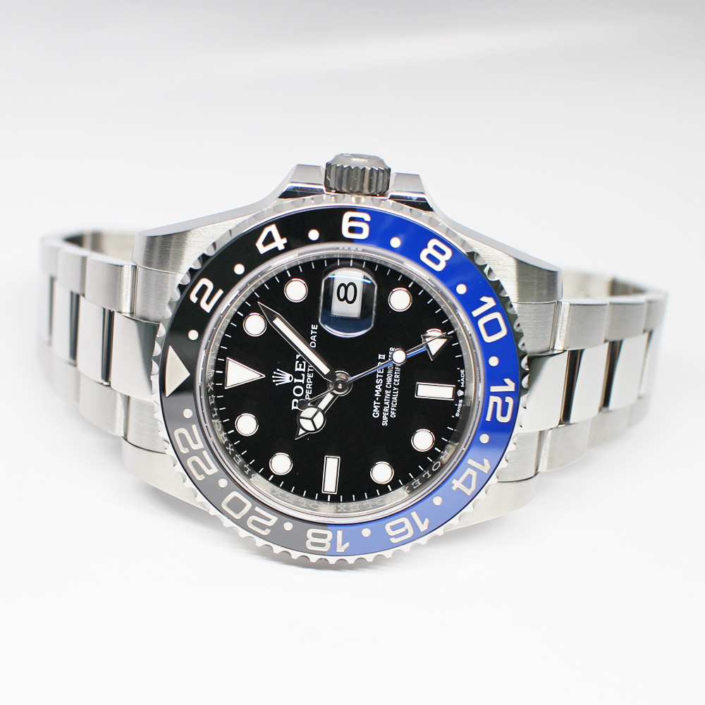 ロレックス GMTマスターII 126710BLNR ブラック SS オイスター 保証書付き 2024年 新品