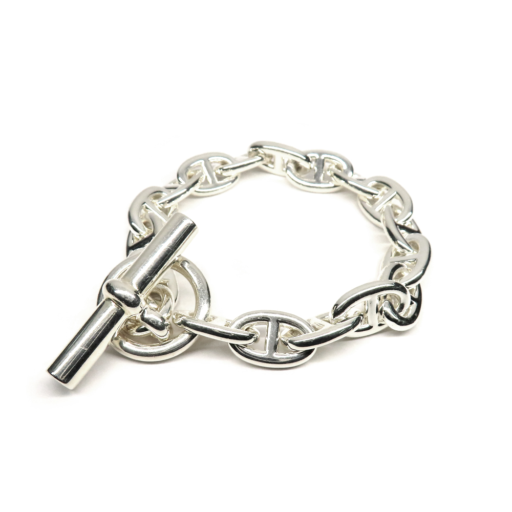 エルメス ブレスレット シェーヌダンクルPM 17コマ 17リンク Ag925 シルバー SV チェーン 2020年製造