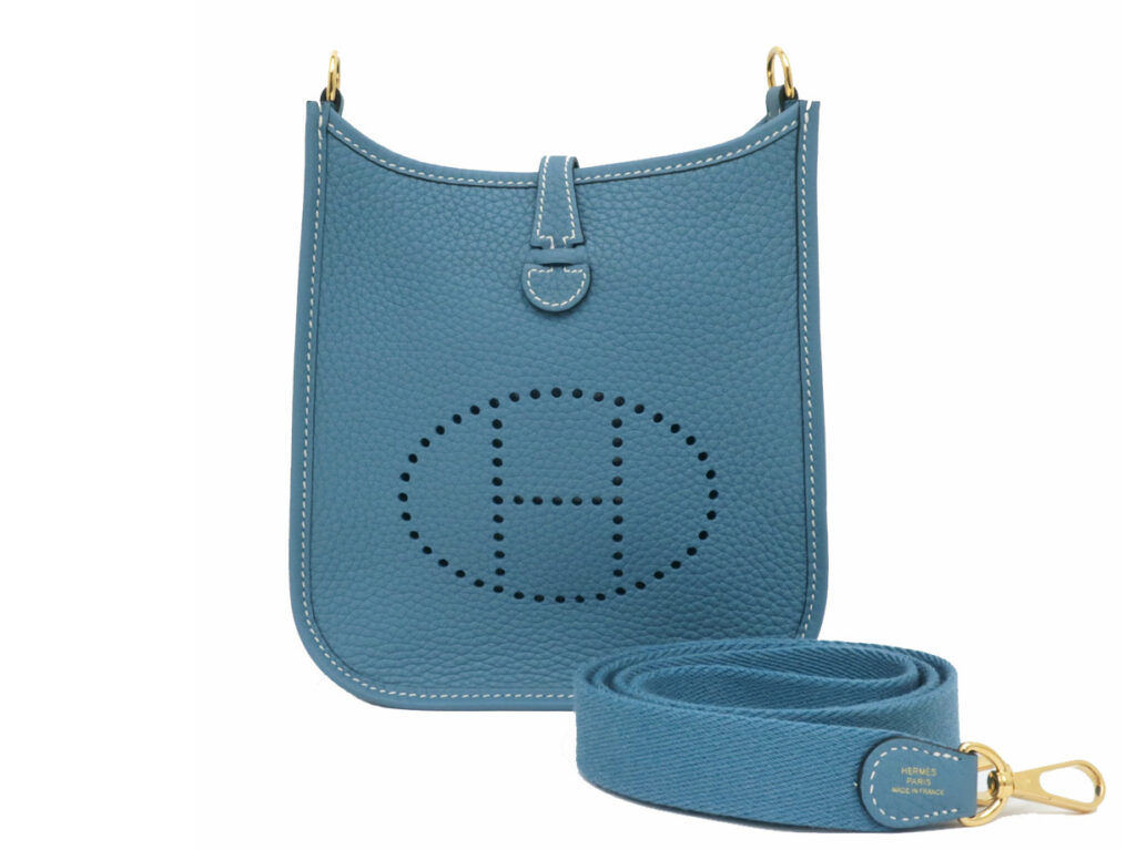 エルメス エブリンTPM 16 アマゾン ニューブルージーン ゴールド金具 トリヨンクレマンス B刻印