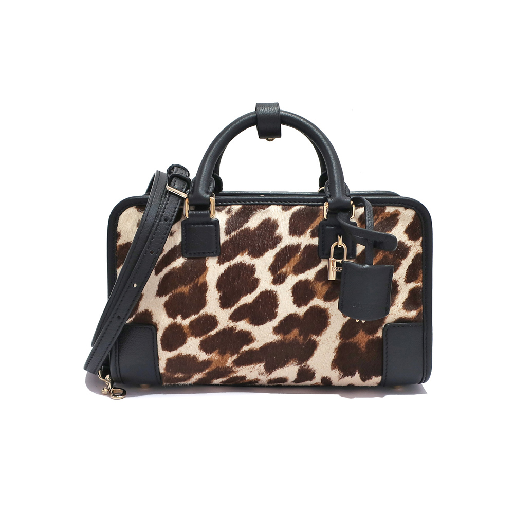 ロエベ LOEWE アマソナ23 ハラコ 2WAY ショルダーバッグ