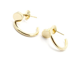 カルティエ CARTIER ジュスト アン クル ピアス 750YG