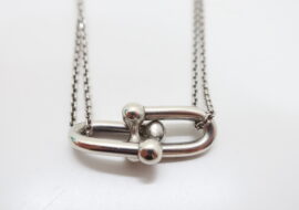 ティファニー ネックレス ハードウェア ダブルリンク SV925 シルバー