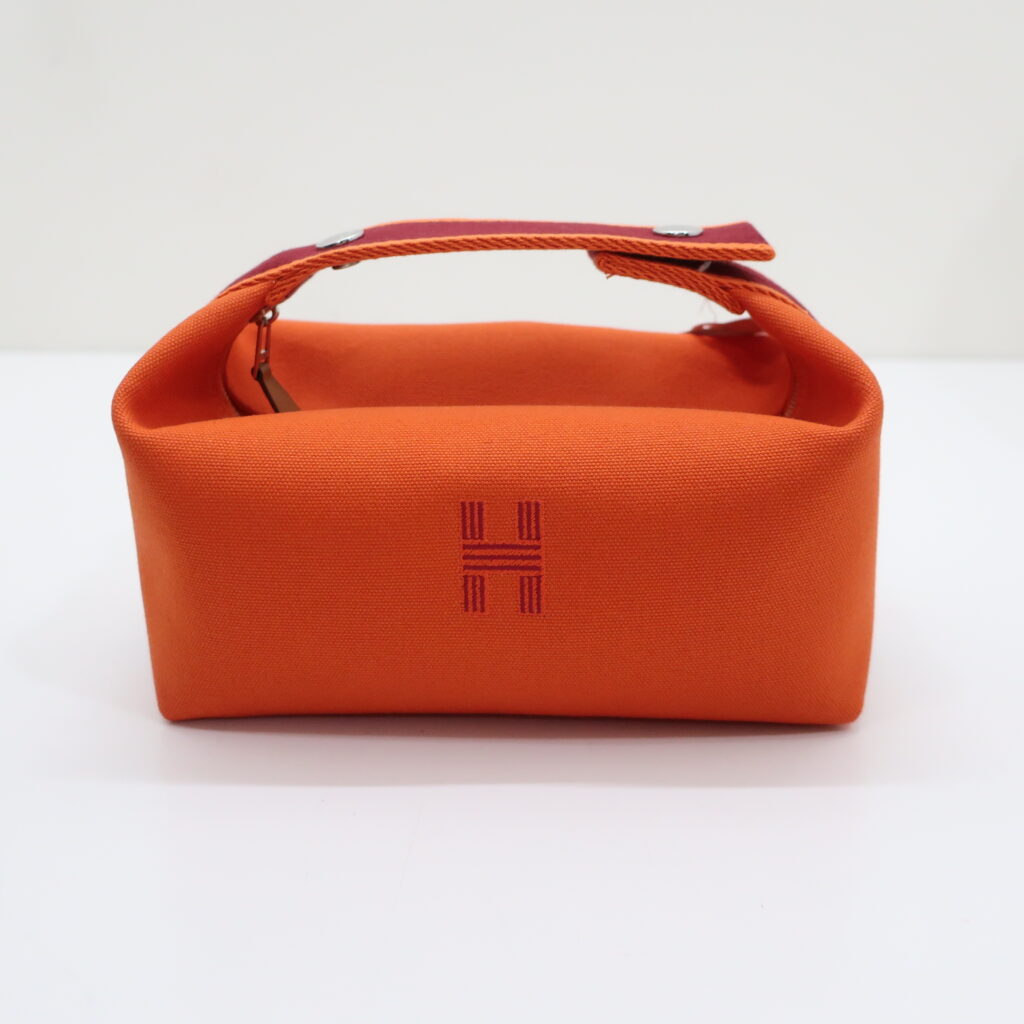 エルメス ブリッドアブラックPM オレンジ