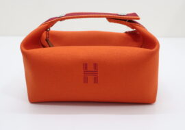 エルメス ブリッドアブラックPM オレンジ