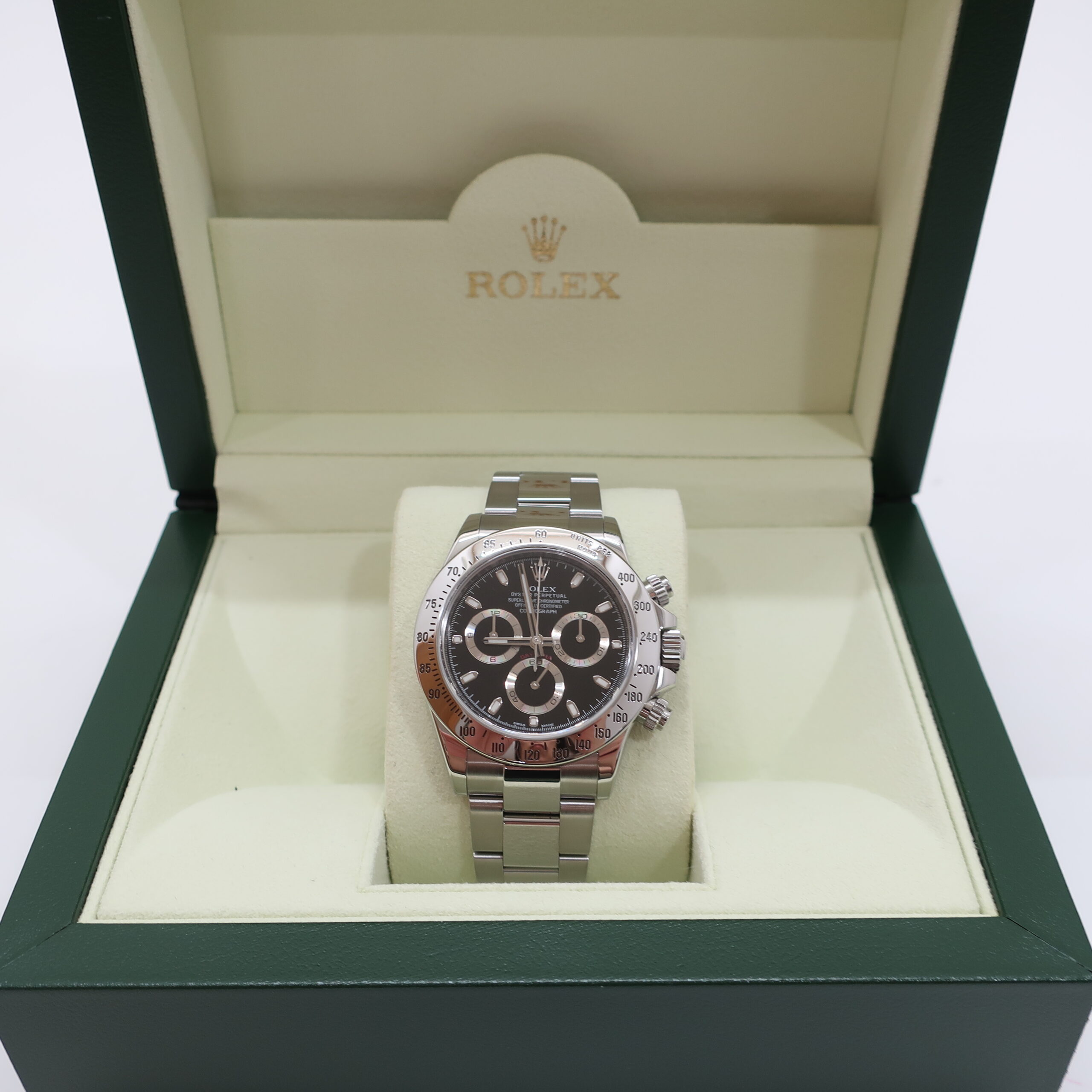 ロレックス デイトナ 116520 SS ブラック文字盤