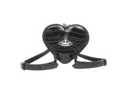 ヴィヴィアンウエストウッド ELLA ハート ミニ バックパック 型押しレザー