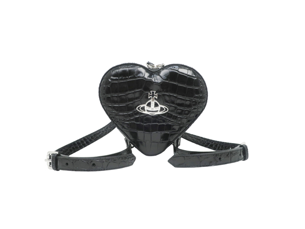 ヴィヴィアンウエストウッド ELLA ハート ミニ バックパック 型押しレザー