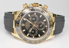 ロレックス デイトナ 116518LN ランダム ブラック イエローゴールド YG ラバー メンズ 2019年