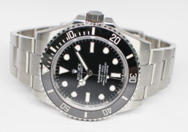 ロレックス サブマリーナ ノンデイト 124060 ランダム ブラック 自動巻き メンズ 保証書付き 2024年