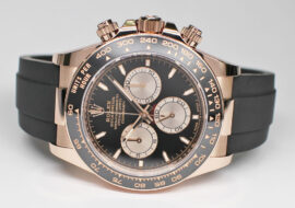 ロレックス デイトナ 126515LN ブライトブラック サンダスト RG ラバー 保証書付き 2024年 新品