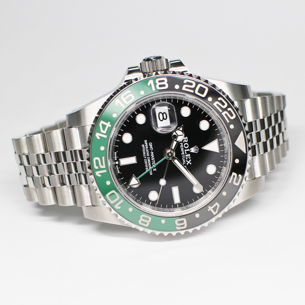 ロレックス GMTマスターII 126720VTNR ランダム ブラック SS レフティ メンズ ジュビリー 保証書付き 2024年 新品同様