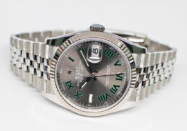 ロレックス デイトジャスト 36 126234 ランダム スレート ローマ SS WG ジュビリー メンズ 保証書付き 2022年