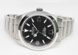 ロレックス エクスプローラーI 214270 ランダム ブラック 前期 鏡面 保証書付き 2016年