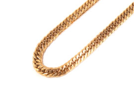 ジュエリー JEWELRY K18 喜平 6面ダブル ネックレス