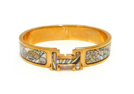 エルメス HERMES クリッククラック PM コスモグラフィア ユニバース Hバングル