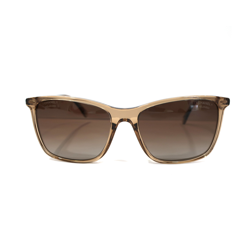 シャネル CHANEL サングラス スクエア ココマーク 5447-A ブラウン
