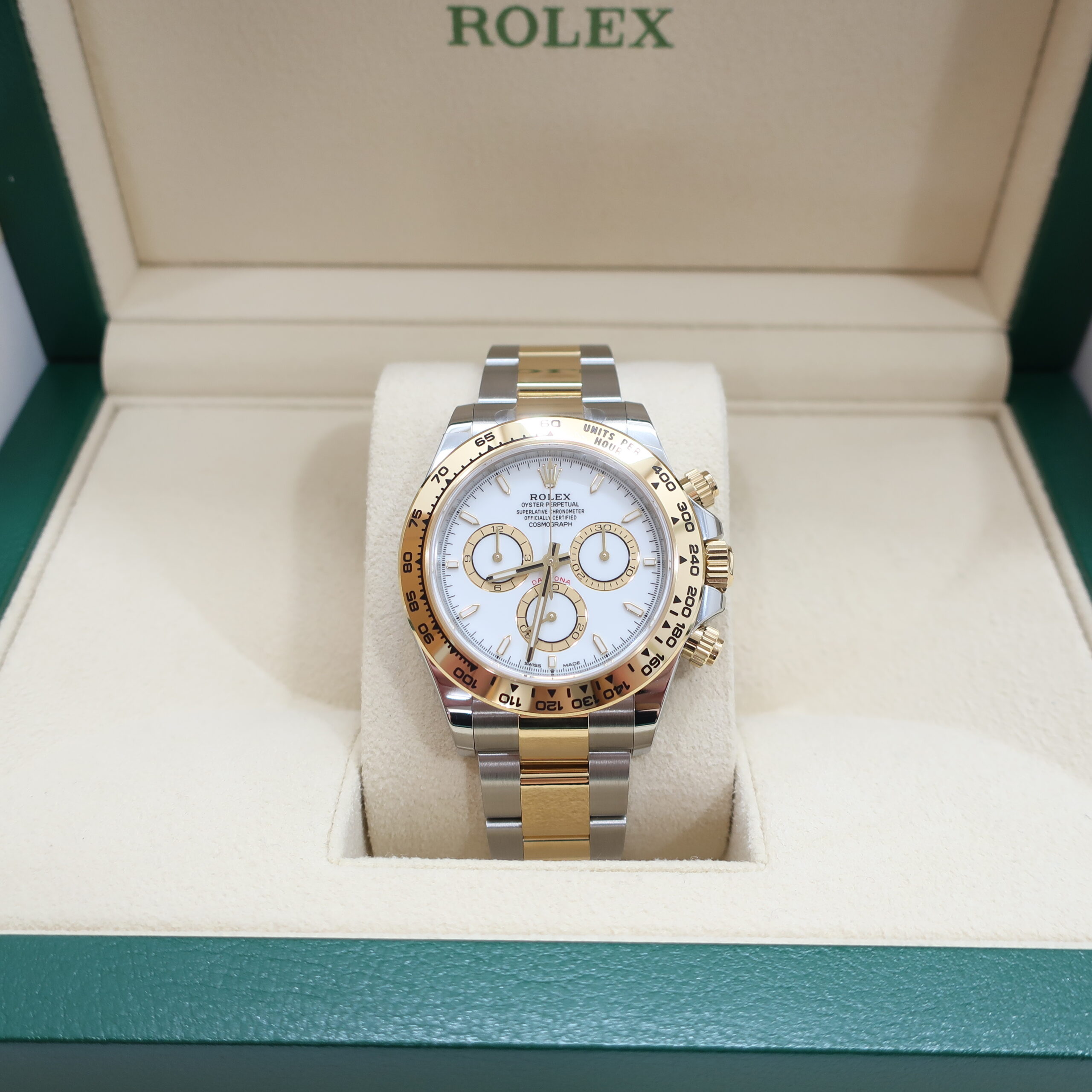 ロレックス デイトナ 126503 SS/YG イエローゴールド ホワイト文字盤