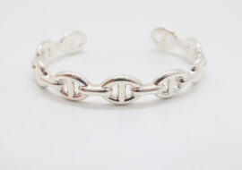 エルメス バングル アンシェネ SV925 シルバー